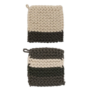 Square Crocheted Pot Holder